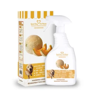 一瓶 All IN ONE法國香氛寵物除臭防護噴霧 寵物除臭噴霧，散發出哈密瓜香氣。