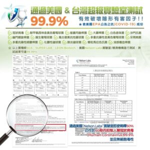 通過美國&台灣超級實驗室測試