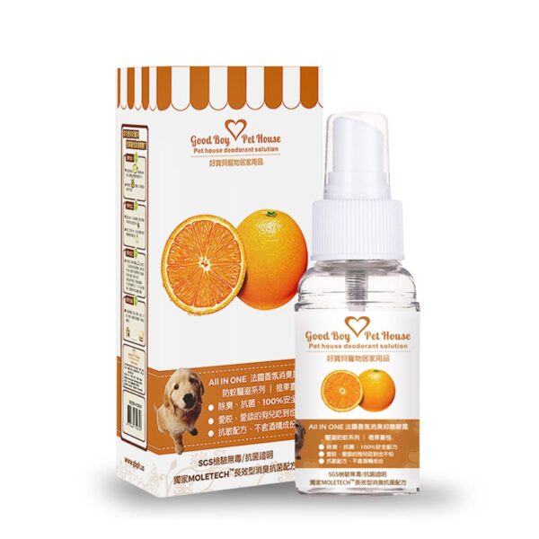 All IN ONE法國香氛除臭抑菌噴霧 乾洗澡系列 – 橙果喜悅 70ml