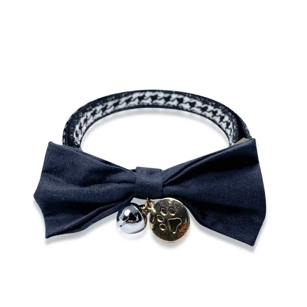 時尚J系列_千鳥格黑丹尼項圈