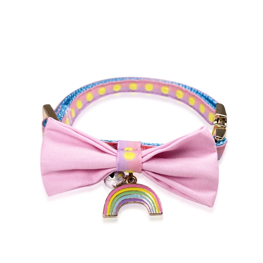 粉紅公主系列_月光彩虹鈴噹項圈