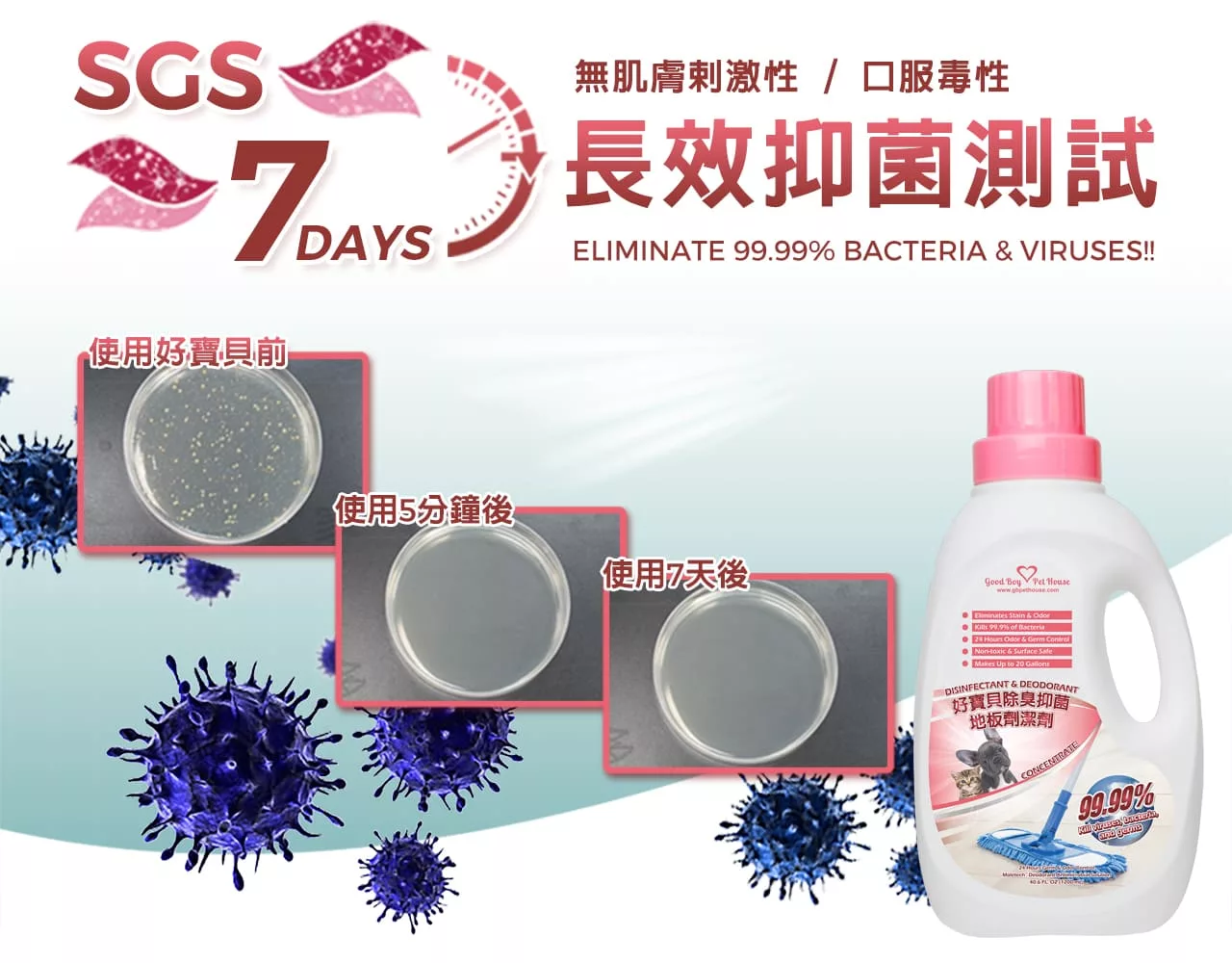 長效抑菌測試