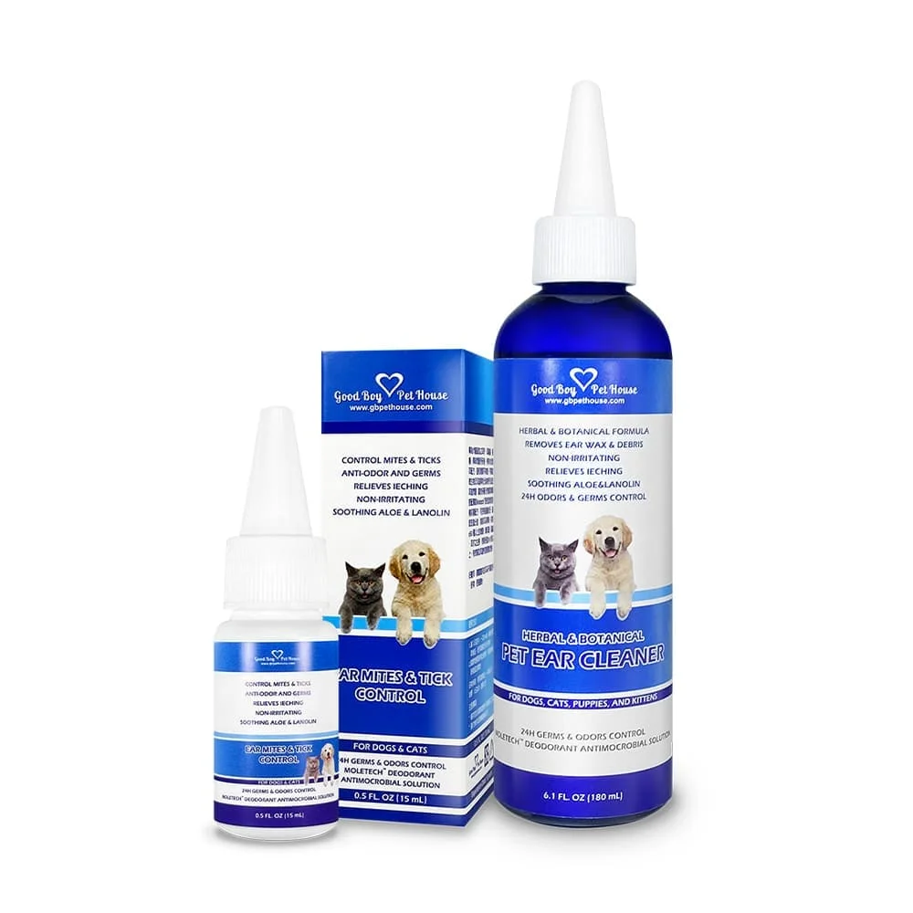 草本植萃極淨寵物耳朵清潔修護保養組 (犬貓通用) 耳朵清潔液及耳疥蟲專用保養液 ｜ GBPH 好寶貝寵物居家用品 https://www.gbph.us/product/ear-cleaning-and-care-set-for-dogs-and-cats/ 毛孩頻繁甩頭、抓耳朵？GBPH 草本植萃極淨寵物耳朵清潔修護保養組 ，採用「天然植萃溶解技術」與「物理性驅避機制」，能深層分解咖啡色油脂堆積，平息感官躁動。非藥性、不油膩配方，適合居家日常清潔與術後環境引導，強化耳道物理屏障，讓耳道恢復清爽淨謐。