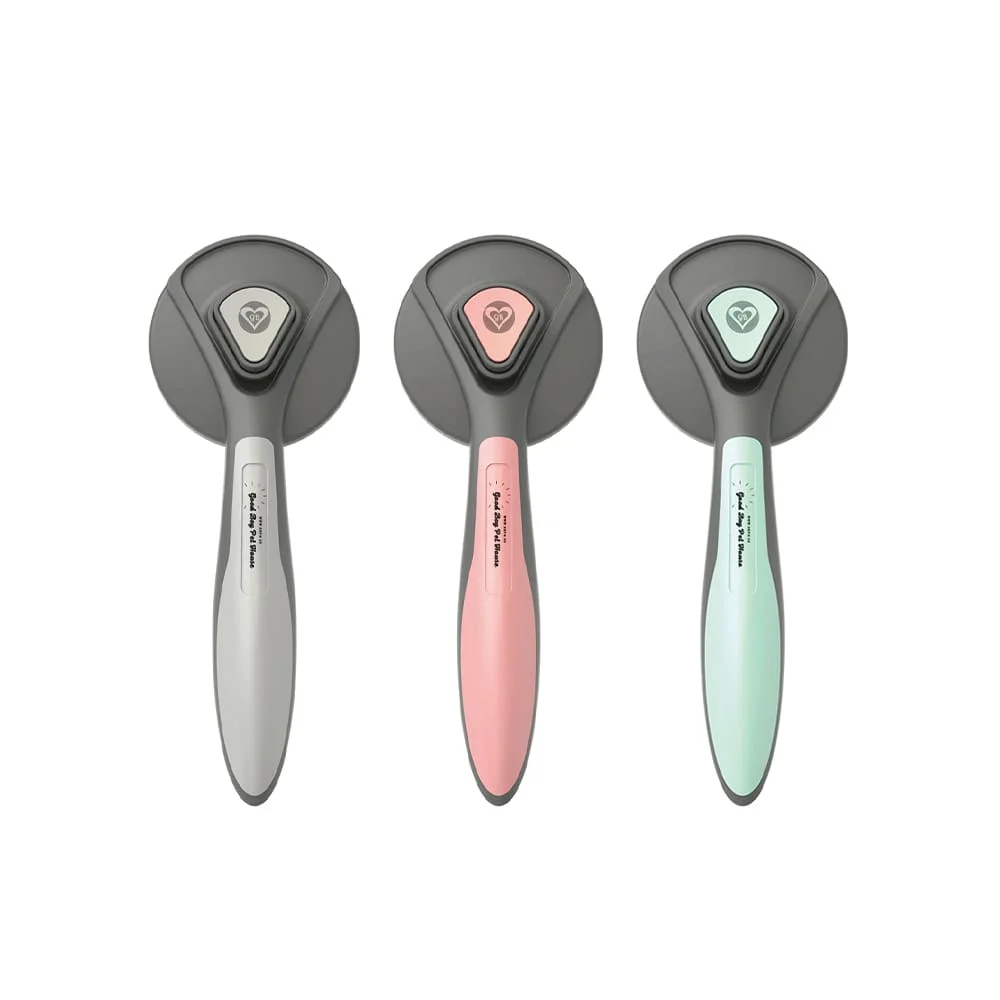 GBPH好寶貝 寵物自動清潔推毛針梳 一鍵推毛設計方便清理毛髮，輕鬆為犬貓梳理毛髮。