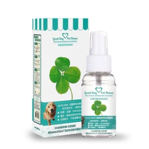 All IN ONE French Fragrance Deodorizing & Antibacterial Spray - Dry Shampoo Series - Green Footprints 70ml (For Dogs & Cats)