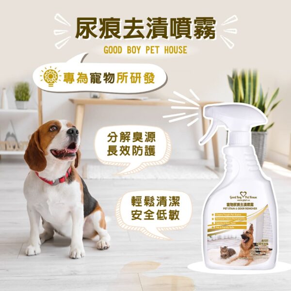 寵物尿痕去漬噴霧 500ml  尿漬剋星💕 快速去除寵物尿漬💕 輕鬆解決尿漬煩惱💕：圖片 3