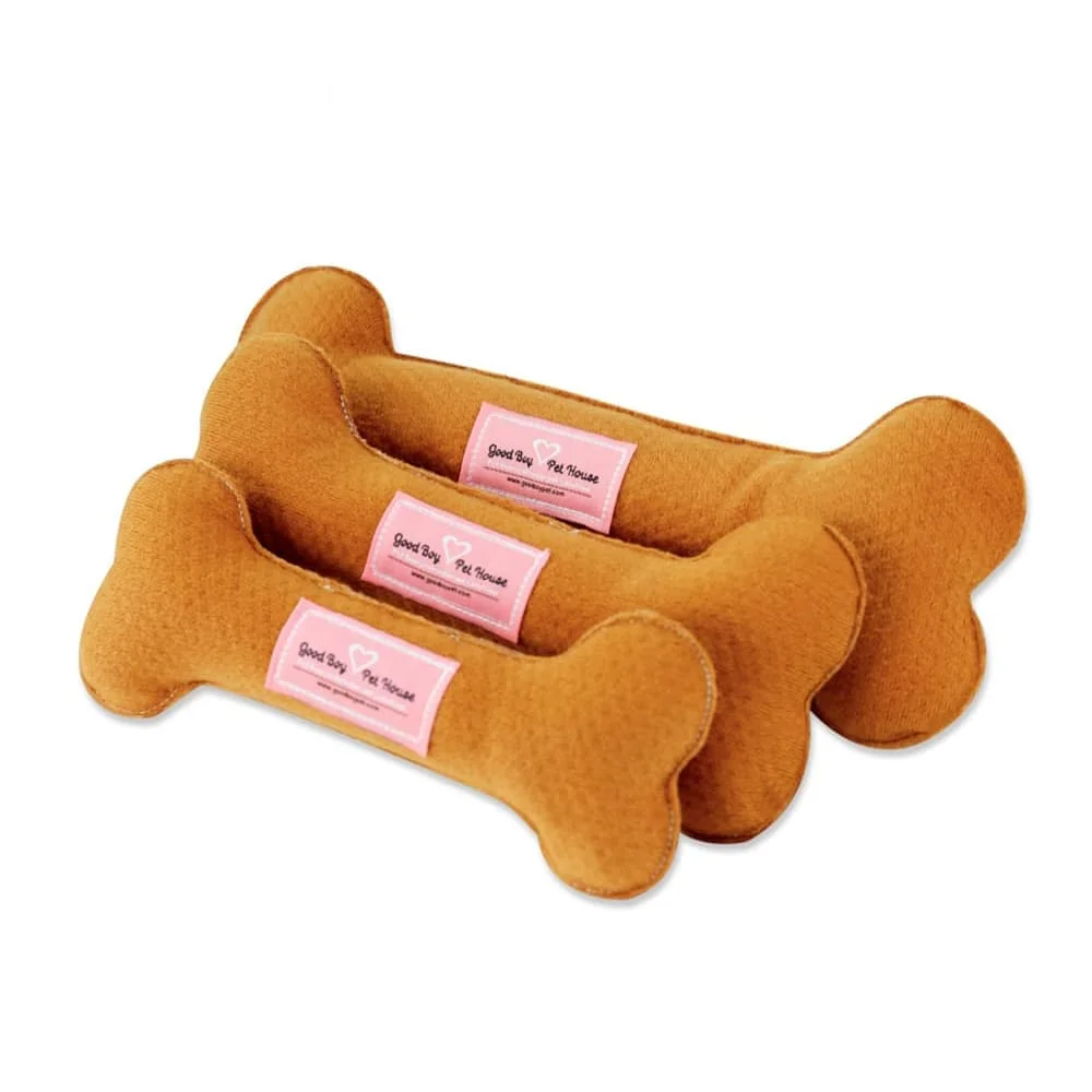 狗狗發聲填充玩具｜柔軟陪伴緩解焦慮，輕量拋接不傷牙｜GBPH好寶貝 https://www.gbph.us/product/bone-shaped-sound-making-toys-three-colors/ 給毛孩最溫柔的陪伴！GBPH 骨頭造型發聲玩具，內含高彈力優質棉花，觸感柔軟不傷牙齦。輕量設計方便拋接，啾啾聲激發好奇心，是幼犬換牙、老犬舒壓或毛孩獨自在家時的最佳安撫玩伴。藍粉黃三色可選，讓狗狗愛不釋手的柔軟咬感