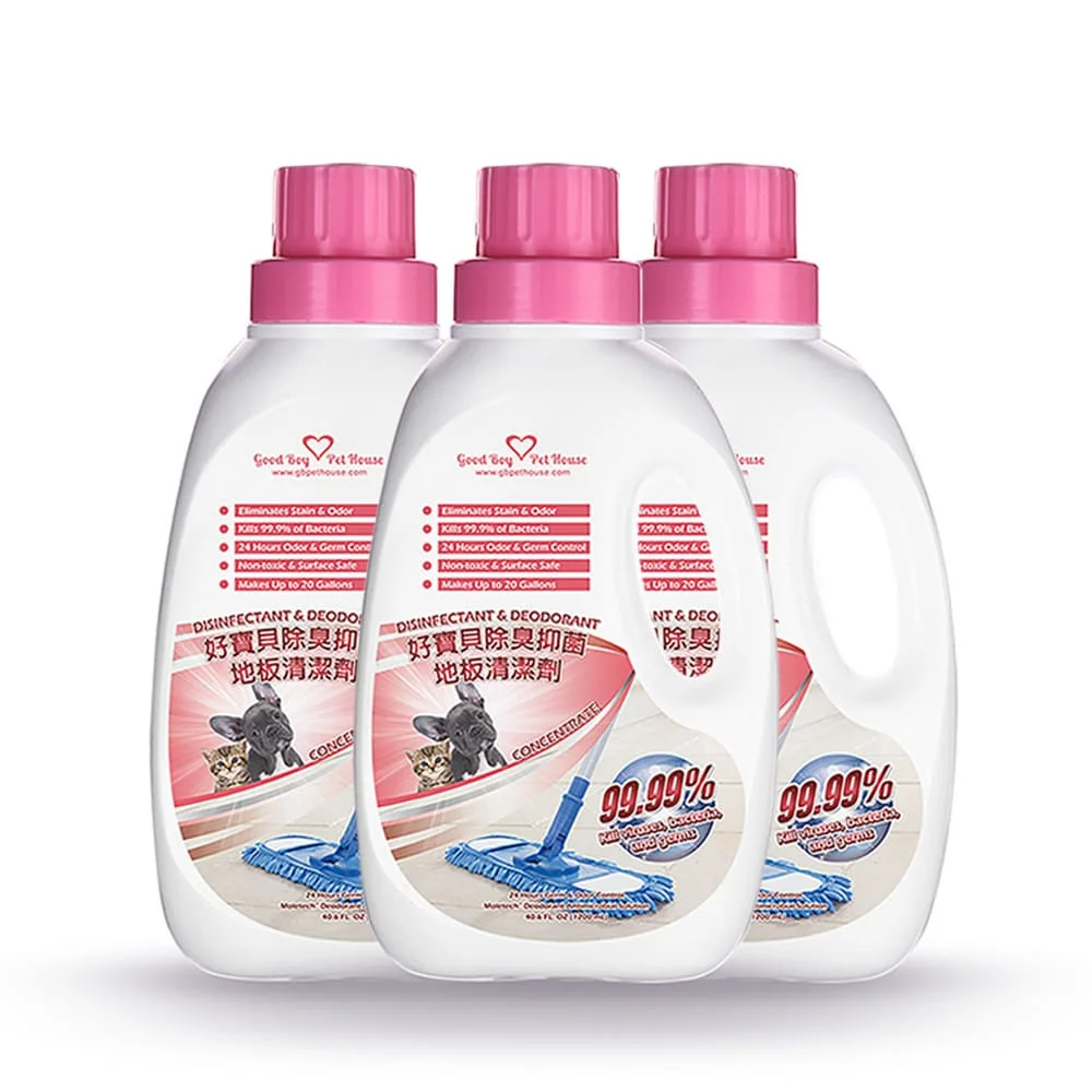 一瓶好寶貝 寵物除臭防護地板清潔劑，採用天然香茅檸檬精油製成。