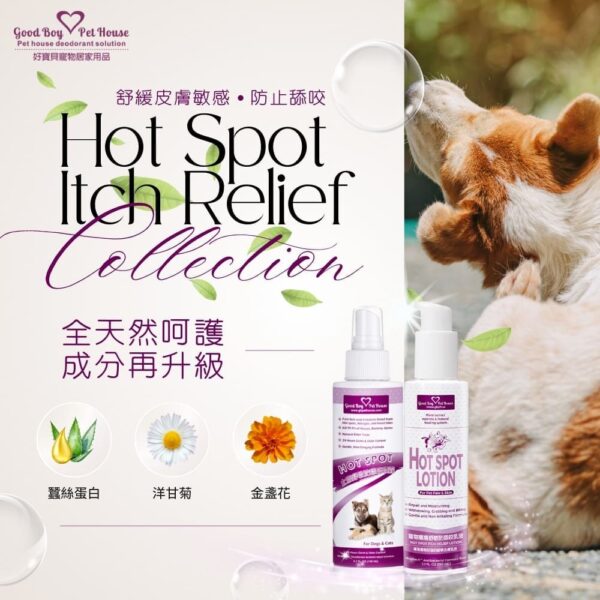 寵物癢癢舒敏雙效呵護組 💕犬貓通用💕極致呵護💕加倍寵愛💕 (癢癢舒敏防舔咬噴霧150+乳液150)：圖片 4