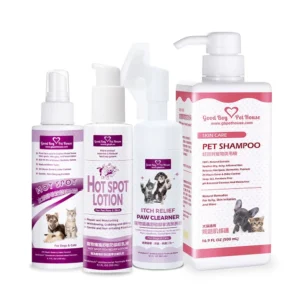 單一產品無法全面解決毛孩肌膚問題。好寶貝獨創苦味階梯管理與三段式日常方案：慕斯清潔（Lv.10）→噴霧安撫（Lv.3）→乳液屏障（Lv.6），從潔淨、安撫到防護一次到位，建立穩定的肌膚物理屏障。